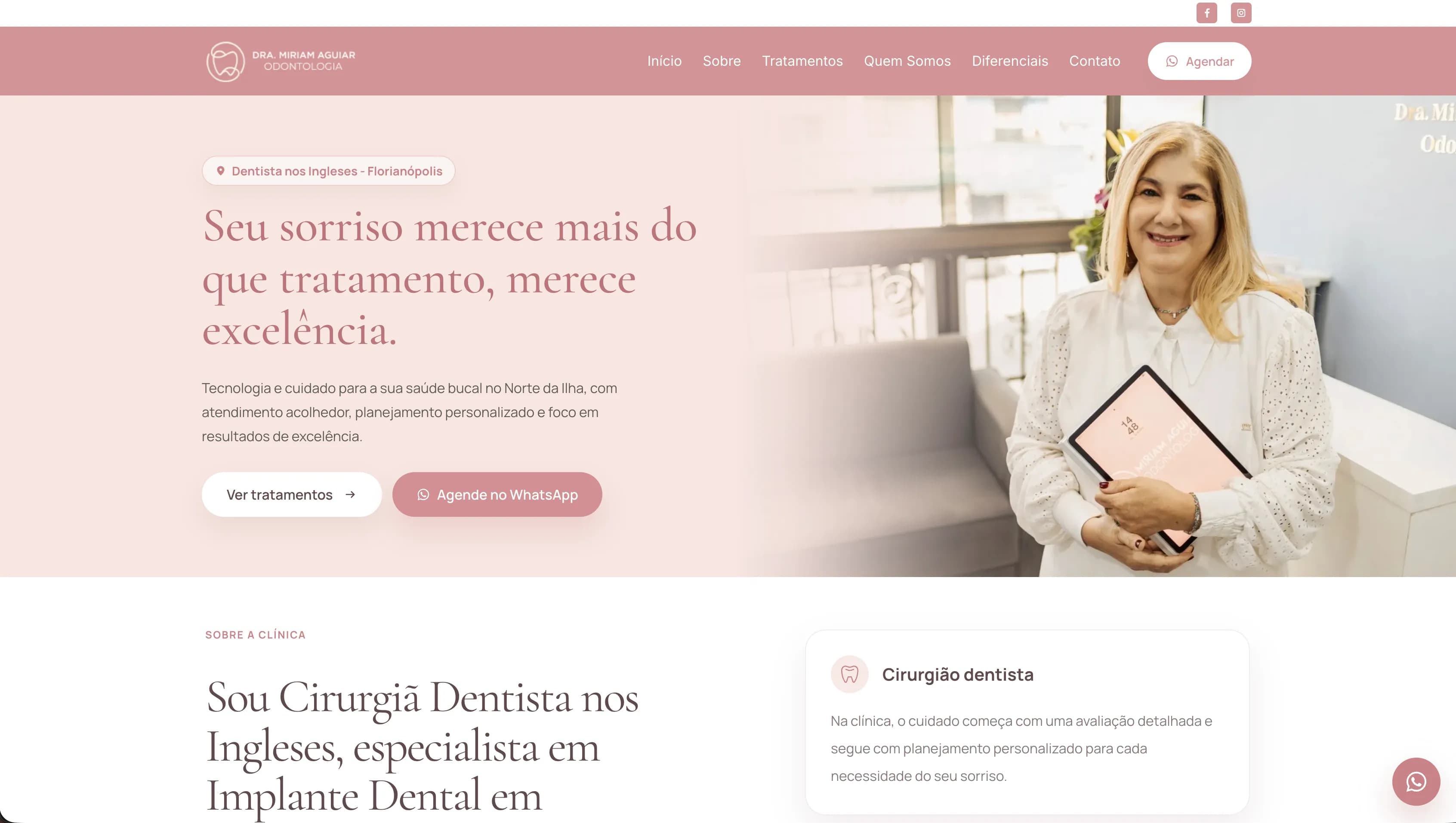 Site para Clínica Odontológica